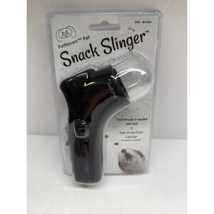 FurHaven Pet Snack Slinger Dog Treat Launcher Black 801001 New